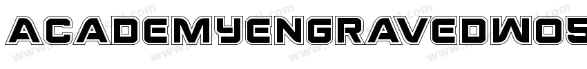 AcademyEngravedW05 Regular字体转换